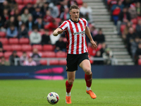 Sunderland's Daniel Ballard during the Sky Bet Championship match between Sunderland and Luton Town at the Stadium Of Light, Sunderland on S...