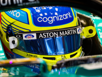 14 ALONSO Fernando (spa), Aston Martin F1 Team AMR23, action during the Formula 1 STC Saudi Arabian Grand Prix 2023, 2nd round of the 2023 F...