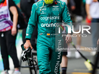 ALONSO Fernando (spa), Aston Martin F1 Team AMR23, portrait during the Formula 1 STC Saudi Arabian Grand Prix 2023, 2nd round of the 2023 Fo...