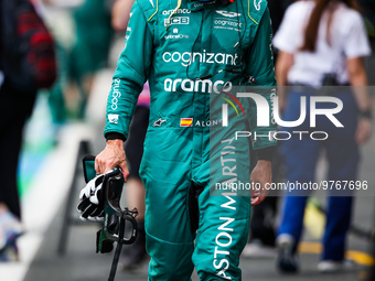 ALONSO Fernando (spa), Aston Martin F1 Team AMR23, portrait during the Formula 1 STC Saudi Arabian Grand Prix 2023, 2nd round of the 2023 Fo...