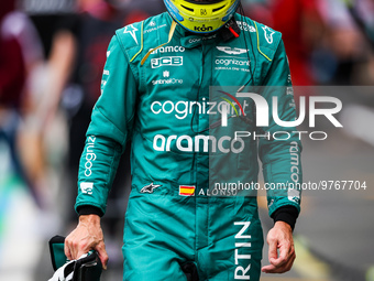 ALONSO Fernando (spa), Aston Martin F1 Team AMR23, portrait during the Formula 1 STC Saudi Arabian Grand Prix 2023, 2nd round of the 2023 Fo...