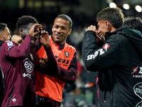 Boulaye Dia of US Salernitana celebrates after scoring second goal during the Serie A match between US Salernitana and Bologna FC at Stadio...