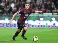 Lorenzo Pirola of US Salernitana during the Serie A match between US Salernitana and Bologna FC at Stadio Arechi, Salerno, Italy on March 18...