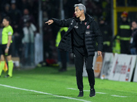 Paulo Sousa manager of US Salernitana gestures during the Serie A match between US Salernitana and Bologna FC at Stadio Arechi, Salerno, Ita...