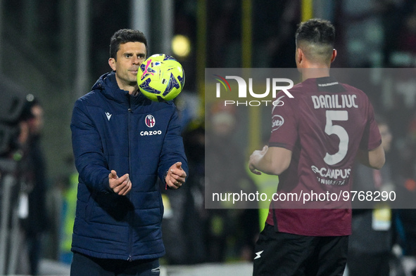 Thiago Motta manager of Bologna FC during the Serie A match between US Salernitana and Bologna FC at Stadio Arechi, Salerno, Italy on March...