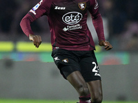 Boulaye Dia of US Salernitana during the Serie A match between US Salernitana and Bologna FC at Stadio Arechi, Salerno, Italy on March 18, 2...