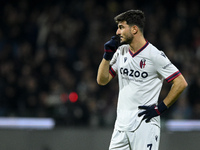 Riccardo Orsolini of Bologna FC looks on during the Serie A match between US Salernitana and Bologna FC at Stadio Arechi, Salerno, Italy on...