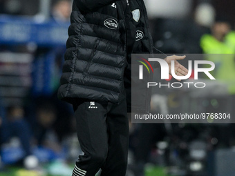 Paulo Sousa manager of US Salernitana gestures during the Serie A match between US Salernitana and Bologna FC at Stadio Arechi, Salerno, Ita...