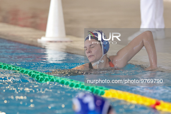 Veronica Perna (RN Bologna) during the Waterpolo Italian Serie A1 Women match SIS Roma vs RN Bologna on March 18, 2023 at the Polo Acquatico...