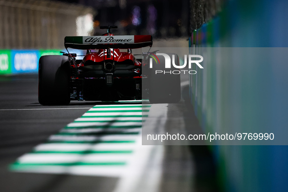 77 BOTTAS Valtteri (fin), Alfa Romeo F1 Team Stake C43, action during the Formula 1 STC Saudi Arabian Grand Prix 2023, 2nd round of the 2023...