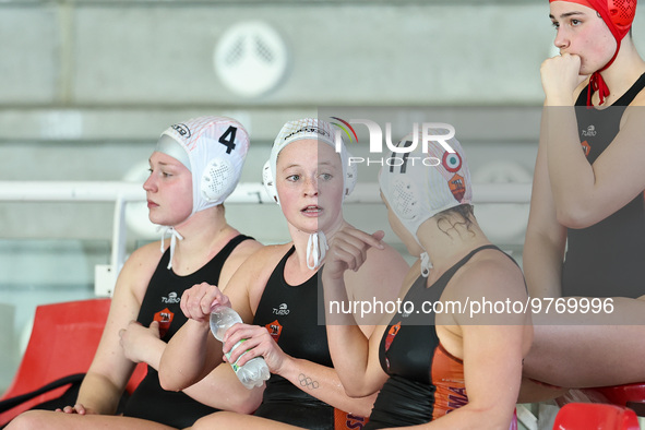 Abby Elizabeth Andrews (SIS Roma) during the Waterpolo Italian Serie A1 Women match SIS Roma vs RN Bologna on March 18, 2023 at the Polo Acq...