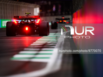 24 ZHOU Guanyu (chi), Alfa Romeo F1 Team Stake C43, action during the Formula 1 STC Saudi Arabian Grand Prix 2023, 2nd round of the 2023 For...