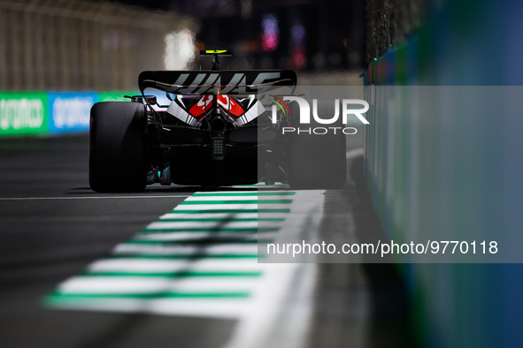 27 HULKENBERG Nico (ger), Haas F1 Team VF-23 Ferrari, action during the Formula 1 STC Saudi Arabian Grand Prix 2023, 2nd round of the 2023 F...