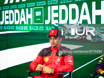 LECLERC Charles (mco), Scuderia Ferrari SF-23, portrait during the Formula 1 STC Saudi Arabian Grand Prix 2023, 2nd round of the 2023 Formul...