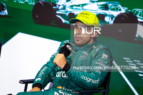 ALONSO Fernando (spa), Aston Martin F1 Team AMR23, portrait during the Formula 1 STC Saudi Arabian Grand Prix 2023, 2nd round of the 2023 Fo...