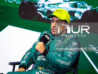 ALONSO Fernando (spa), Aston Martin F1 Team AMR23, portrait during the Formula 1 STC Saudi Arabian Grand Prix 2023, 2nd round of the 2023 Fo...