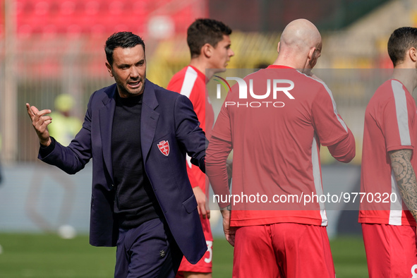 Raffaele Palladino, Head Coach (AC Monza) during AC Monza against US Cremonese, Serie A, at U-Power Stadium in Monza on March, 18th 2023. 