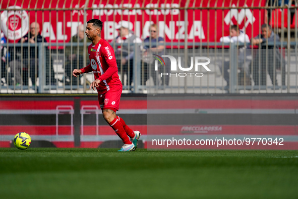 Armando Izzo (#55 AC Monza) during AC Monza against US Cremonese, Serie A, at U-Power Stadium in Monza on March, 18th 2023. 