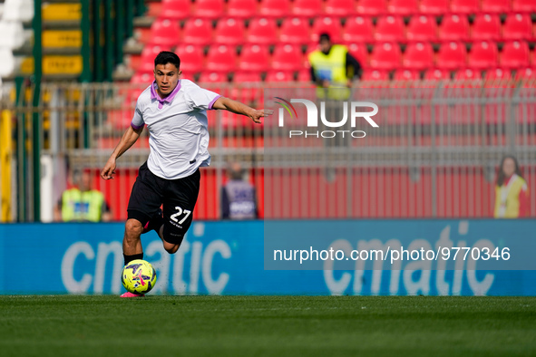 Pablo Galdames (#27 US Cremonese) during AC Monza against US Cremonese, Serie A, at U-Power Stadium in Monza on March, 18th 2023. 