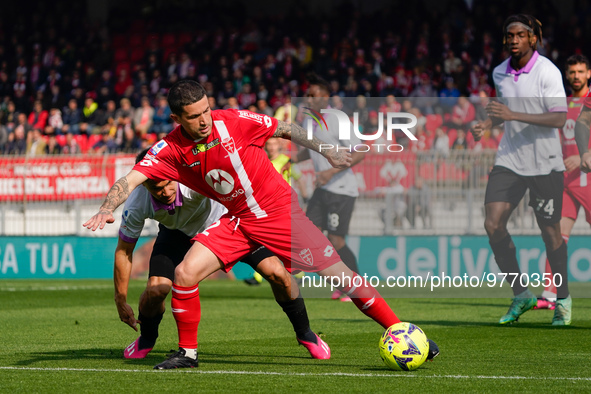 Stefano Sensi (#12 AC Monza) during AC Monza against US Cremonese, Serie A, at U-Power Stadium in Monza on March, 18th 2023. 