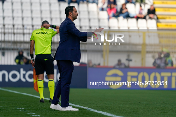 Raffaele Palladino, Head Coach (AC Monza) during AC Monza against US Cremonese, Serie A, at U-Power Stadium in Monza on March, 18th 2023. 