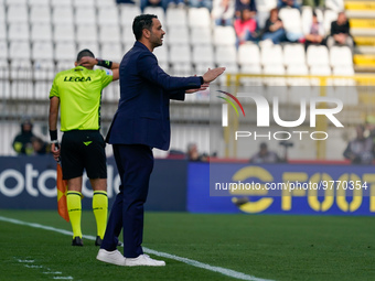 Raffaele Palladino, Head Coach (AC Monza) during AC Monza against US Cremonese, Serie A, at U-Power Stadium in Monza on March, 18th 2023. (