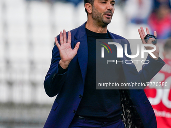 Raffaele Palladino, Head Coach (AC Monza) during AC Monza against US Cremonese, Serie A, at U-Power Stadium in Monza on March, 18th 2023. (