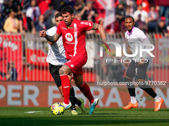 Andrea Petagna (#37 AC Monza) during AC Monza against US Cremonese, Serie A, at U-Power Stadium in Monza on March, 18th 2023. (