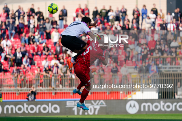 Luca Caldirola (#5 AC Monza) during AC Monza against US Cremonese, Serie A, at U-Power Stadium in Monza on March, 18th 2023. 