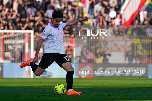 Leonardo Sernicola (#17 Cremonese) during AC Monza against US Cremonese, Serie A, at U-Power Stadium in Monza on March, 18th 2023. 