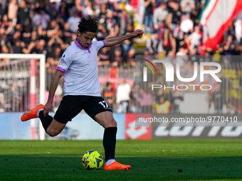 Leonardo Sernicola (#17 Cremonese) during AC Monza against US Cremonese, Serie A, at U-Power Stadium in Monza on March, 18th 2023. (