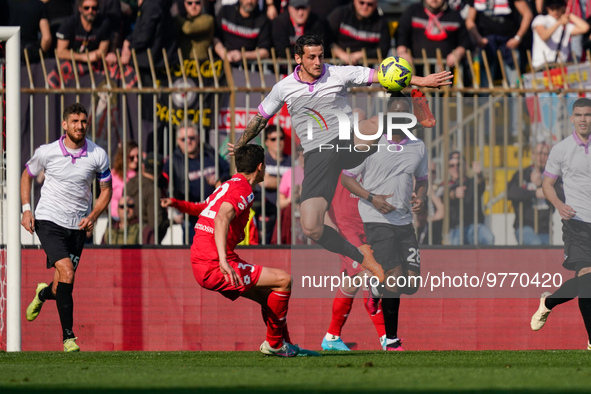 Emanuele Valeri (#3 Cremonese) during AC Monza against US Cremonese, Serie A, at U-Power Stadium in Monza on March, 18th 2023. 