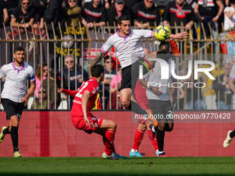 Emanuele Valeri (#3 Cremonese) during AC Monza against US Cremonese, Serie A, at U-Power Stadium in Monza on March, 18th 2023. (