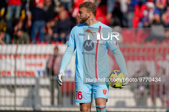 Michele Di Gregorio (#16 AC Monza) during AC Monza against US Cremonese, Serie A, at U-Power Stadium in Monza on March, 18th 2023. 