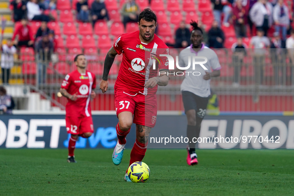 Andrea Petagna (#37 AC Monza) during AC Monza against US Cremonese, Serie A, at U-Power Stadium in Monza on March, 18th 2023. 