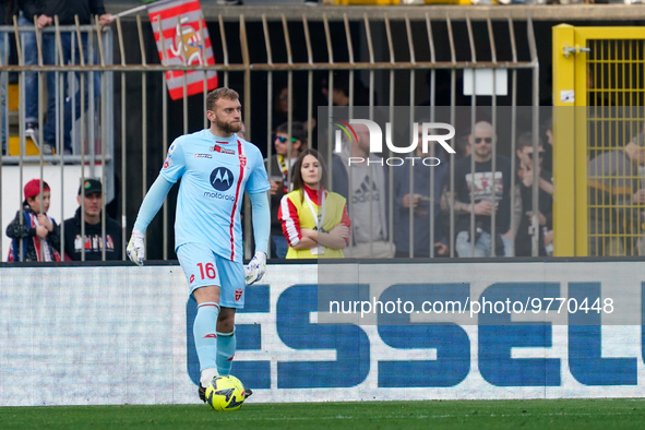 Michele Di Gregorio (#16 AC Monza) during AC Monza against US Cremonese, Serie A, at U-Power Stadium in Monza on March, 18th 2023. 