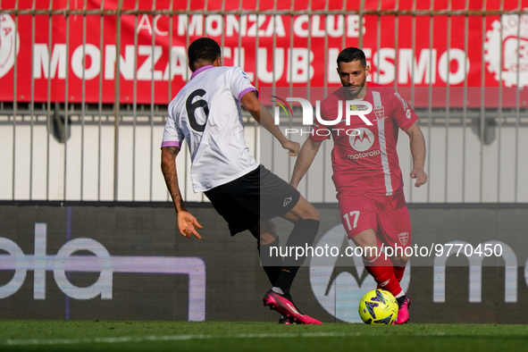 Gianluca Caprari (#17 AC Monza) during AC Monza against US Cremonese, Serie A, at U-Power Stadium in Monza on March, 18th 2023. 