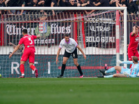 Daniel Ciofani (#9 Cremonese) score goal during AC Monza against US Cremonese, Serie A, at U-Power Stadium in Monza on March, 18th 2023. (