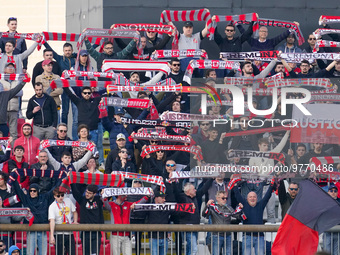 US Cremonese Fans during AC Monza against US Cremonese, Serie A, at U-Power Stadium in Monza on March, 18th 2023. (