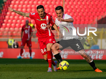 Patrick Ciurria (#84 AC Monza) and Emanuele Valeri (#3 Cremonese) during AC Monza against US Cremonese, Serie A, at U-Power Stadium in Monza...