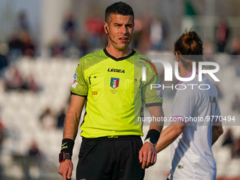 Antonio Giua, referee, during AC Monza against US Cremonese, Serie A, at U-Power Stadium in Monza on March, 18th 2023. (