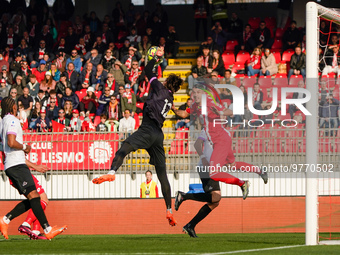 Marco Carnesecchi (#12 Cremonese) during AC Monza against US Cremonese, Serie A, at U-Power Stadium in Monza on March, 18th 2023. (