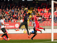 Marco Carnesecchi (#12 Cremonese) during AC Monza against US Cremonese, Serie A, at U-Power Stadium in Monza on March, 18th 2023. (