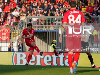 Filippo Ranocchia (#22 AC Monza) during AC Monza against US Cremonese, Serie A, at U-Power Stadium in Monza on March, 18th 2023. (