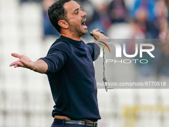 Raffaele Palladino, Head Coach (AC Monza) during AC Monza against US Cremonese, Serie A, at U-Power Stadium in Monza on March, 18th 2023. (