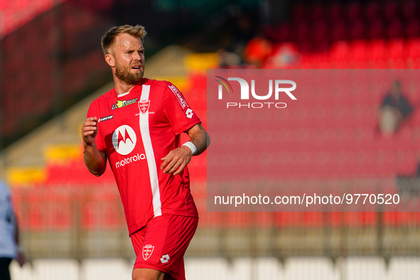 Christian Gytkjaer (#9 AC Monza) during AC Monza against US Cremonese, Serie A, at U-Power Stadium in Monza on March, 18th 2023. 