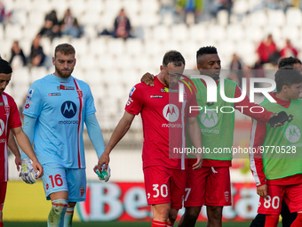 Carlos Augusto (#30 AC Monza) thanks fans during AC Monza against US Cremonese, Serie A, at U-Power Stadium in Monza on March, 18th 2023. (