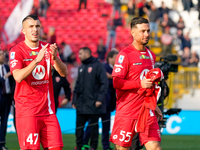 Dany Mota (#47 AC Monza) and Armando Izzo (#55 AC Monza) during AC Monza against US Cremonese, Serie A, at U-Power Stadium in Monza on March...