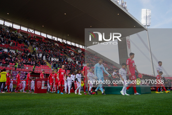 Team of AC Monza during AC Monza against US Cremonese, Serie A, at U-Power Stadium in Monza on March, 18th 2023. 