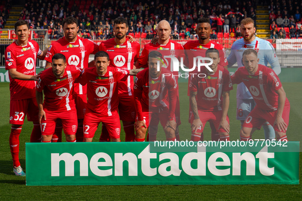 Team of AC Monza during AC Monza against US Cremonese, Serie A, at U-Power Stadium in Monza on March, 18th 2023. 